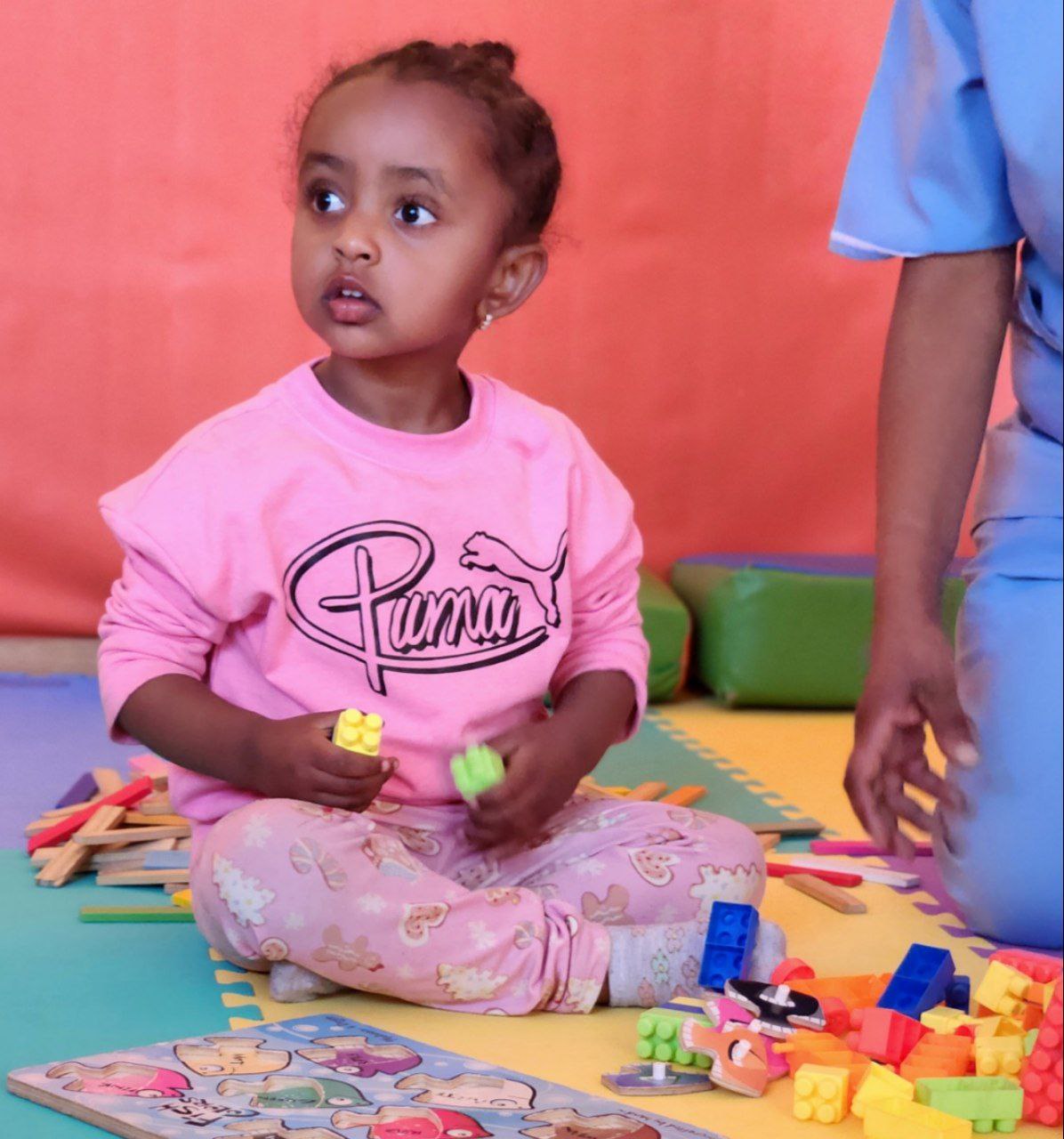 Children playing joyfully at Ankelba Daycare